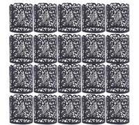 Kichvoe 20 Pezzi Paralume per Candela LED, Decorazione Fashion | Candele Elettroniche e Tea Light LED, Effetto Floreale, per Banchetti e Cena al Ristorante