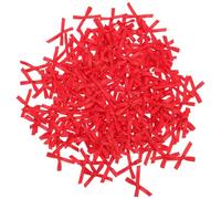 Kichvoe 200 Pezzi Mini Fiocchi Rossi per Decorazioni Chioma, Facili e Comodi da Indossare, per Creare Accessori e Fermagli per Chioma Eleganti