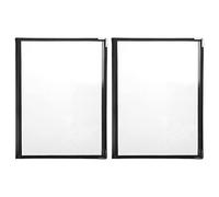 Kichvoe 2pezzi Coprimenù Trasparenti Per Ristoranti Menu Protettivi Facili Da Riporre Design Elegante e Funzionale Per Ricette e Bevande
