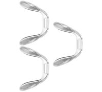 Kichvoe 3 Pezzi Naselli Antiscivolo per Occhiali in Plastica Trasparente, Cuscinetti Sostituibili per Montatura, Supporto Naso Comodo e Durevole per Uso Quotidiano