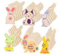 Kichvoe 3sets Fette Coniglio in per Pasqua Sagome Coniglio Pasquale Non Finite Forniture per Lavoretti Pasquali in