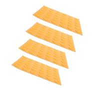 Kichvoe 4 Pezzi Piastrelle per Marciapiedi per Ciechi Mattonelle Non Scivolose per e Pubbliche Adatte per e Materiale Resistente