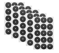 Kichvoe 5 Pezzi di marcatori per Tavolo da Biliardo, Adesivi Neri a Pois per Snooker, marcatori di Posizione delle Palle da Biliardo per Un Posizionamento preciso, Pratica, Riparazione e Allenamento,