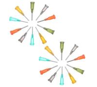 Kichvoe 50pezzi Aghi Dosaggio Colla per Strumenti Ceramica e Argilla Punte Smussate Precisione per Applicazione Colla Liquida su Pottery Tools e Accessori DIY