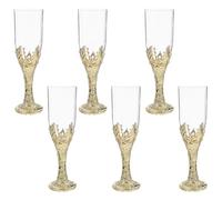 Kichvoe 6 Calici per La Comunione: Calici da Festa Medievali - da Vino in Plastica per La Comunione in Chiesa, Matrimoni, Feste - da Bere in Stile Gotico Vintage per Rituali