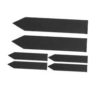 Kichvoe 6 Pezzi Etichette per Piante in Ardesia Nere Design Elegante per Orto e Frutteto Resistenti e Facili da Scrivere Etichette per Fiori e Piante da Esterno