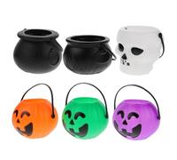 Kichvoe 6pezzi Mini Barattolo Per Halloween Secchiello Decorativo Mostruoso Contenitori Per Design e Portatile