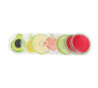 Kichvoe 8pezzi Ice Eye Patches, Eye Ice Pads in Pvc e Gel, Forma Rotonda, Design Frutta Misto, Impacchi Freddi Lenitivi gli Occhi, per L'estate, Idea Stili multipli