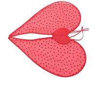 Kichvoe Accessori per Costume da Ballo a Forma di Cuore di Angelo Nere, Oggetti di Scena per Cosplay e Spettacoli Teatrali di San, Leggeri e Riutilizzabili per Feste e Servizi