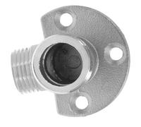Kichvoe Adattatore per Rubinetto Doccia in Rame 25mm/20mm Connessione Rapida, Resistente alla Ruggine per Rubinetti Esterni a Vista