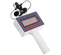 Kichvoe Anemometro Portatile in Plastica con Lcd, Design Compatto e Leggero Misuratore di Velocità del Vento per Gestione Forestale e Ambienti Didattici