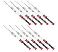 Kichvoe Assorbitore per Penna Stilografica in Plastico e Metallo per e 3,4 Mm Standard, Confezione da 10 Riutilizzabile Facile da Usare Studenti