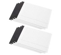 Kichvoe Blocco Note A5 a Righe Larghe Strappabile, Set da 8 Blocchetti di Carta Spessa, Blocco per Appunti Tascabile per Studenti e Ufficio, Agenda Portatile per Liste e Promemoria