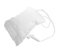 Kichvoe Borsa da Doccia Pratica e Versatile Portatile Bianco in PVC 10l da Campeggio per Uso Outdoor Camping e Backpacking, per Docce All'aperto