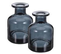 Kichvoe Bottiglia 150ml Diffusore Vetro di Pezzi Oli Essenziali in 2 da Base Stabile Design Raffinato Aromaterapia per Uffici e Ambienti di Lavoro