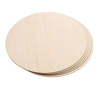 Kichvoe Cerchi Di Legno Per L'artigianato 5 Pezzi 35 Cm Tondi Di Legno Non Finiti Segni Di Vuoti Ritagli Fette Per Artigianato Fai Te Appendiabiti Per Porta Pittura A Legna