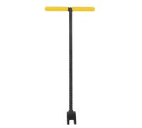 Kichvoe Chiave di intercettazione della valvola dell'acqua - Chiave per contatore dell'acqua da 17'' con impugnatura a T in gomma - Strumento di estensione per chiave per valvole per