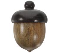 Kichvoe Ciondolo Natalizio in Legno a Forma di Noce, Portaoggetti Delicato e Diffusore, Accessorio Unico per Decorare L'albero di Natale Colore Casuale