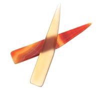Kichvoe Coltello di Agata per Lucidatura Gioielli 2 Pezzi, Strumento per Brunitore Gioielli in Oro e Argento, Leggero e Rotondo per Manutenzione e Lucidatura Professionale Colore Casuale