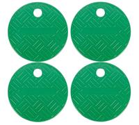 Kichvoe Coperchio della Scatola Valvole Irrigazione Tondo in Plastica Resistente Anticorrosione 6 Pollici Set 4 Pezzi per Impianto Irrigazione Giardino Facile Installazione Stile Casuale