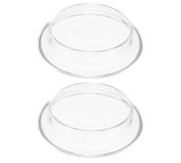 Kichvoe Coperchio in Vetro 2 Pezzi per Teiera Infusore, Resistente al Calore, Design di Precisione Durante Feste e Occasioni Speciali per Preparare Tè