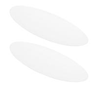 Kichvoe Coprilampada Rotondo in Acrilico da 28,5 Cm Spessore 1 Mm, Set 2 Pezzi, Diffusore per Plafoniera da Soffitto Copertura Satinata, Compatibile per Illuminazione Interna in Casa