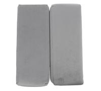 Kichvoe Cuscini per Braccioli Sedia da Scrivania 10 Cm Imbottiti in Cotone Traspirante Grigio Set 1 Paio per Ufficio e Casa Poggiagomiti Morbidi e Resistenti