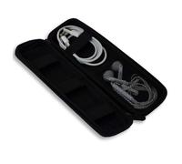 Kichvoe Custodia Portapenne Multifunzione in Eva Leggera e Portatile Zip Nera, per Penne Executive e Astuccio per Penna Stilo da Viaggio