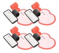 Kichvoe Etichette Identificative in Plastico Leggero per Stetoscopio 8 Pezzi Superficie Liscia Clip per Identificazione Professionale