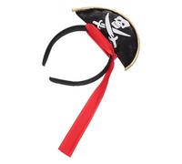 Kichvoe Fascia e Nastro Marrone per Chioma Pirata Non Tessuto Cotone Pp Design Unisex Versatile per Feste di Halloween e Recite Scolastiche