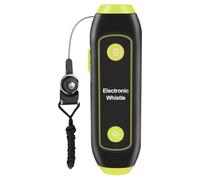 Kichvoe Fischietto Elettronico per Allenatori con Luce SOS e Torcia, Fischietto da Arbitro Portatile con Cordino, per Sport, Emergenze e attività Outdoor, Colore Verde Senza Batteria