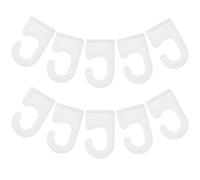 Kichvoe Ganci di Scorrimento in Plastica per Appendere Poster e Pergamene, Set da 10, Accessori per Appendere Quadri e Poster, per Pareti di Ufficio e Casa