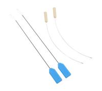 Kichvoe Infilatore Ago Manico Lungo Ergonomico per Macchina da Cucire Punta Fine in Acciaio Inossidabile, Set da 4 Pezzi per Cucito e Lavori Artigianali a Casa