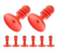 Kichvoe Kit 8 Pezzi Cappucci Anti-puntura in Plastica per Aste Tende da Campeggio, Protezione Isolante per Pali di Supporto, Accessori per Tende Outdoor e Attrezzature Colore Casuale