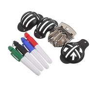 Kichvoe Kit Marcatore di Allineamento Golf per Pallina, ABS PP Portatile | Strumento di Allenamento Linee Visibili, Migliora la Precisione, per Professionisti e Uomini