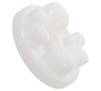 Kichvoe Massaggiatore per Piedi e Collo, Testa Massaggiante per Vasca Piedi, Plastico Bianco, Palla Massaggiante Liscia, per Sedia Massaggio e Poltrona Reclinabile, Riparazione