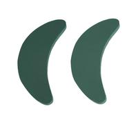 Kichvoe Mattoni di Fiori a Forma di Mezzaluna 2 Pezzi, Spugna di Fango Floreale Verde Assorbente per Composizioni Floreali Matrimonio, Base Pratica per Decorazioni Nuziali e Uso