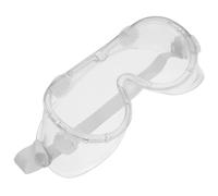 Kichvoe Occhiali Protettivi Trasparenti da Lavoro in Plastico Lente ad Alta Definizione, Design Ergonomico e Cinturino Elastico per Chimica e Cantieri
