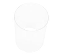 Kichvoe Paralume in Vetro Bianco Portacandele LED Ornamentale, Copertura per Candele Romantiche per Eventi e Arredamento Interno