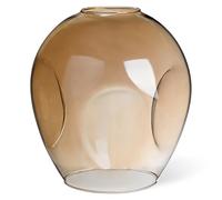 Kichvoe Paralume in Vetro Marrone per Lampada da Terra da Tavolo, Coprilampada Versatile e Sostitutivo per Decorazione D'arredo Contemporanea