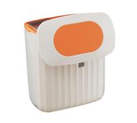 Kichvoe Pattumiera da Cucina a Parete con Coperchio Capacità 8l Design Scorrevole in Plastica per Casa e Ufficio