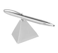 Kichvoe Penna da Ufficio Levitante Base Triangolare, Set Penna per Scrivere e Firmare, Accessori Eleganti per Scrivania Uomo e Regalo Aziendale