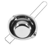 Kichvoe Pentola per Sciogliere e Cioccolato da 400ml in Acciaio Inossidabile Leggera e Stampo Integrato e Preparazione Candele per Cucina