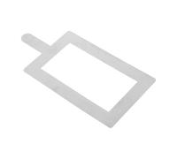 Kichvoe Piastra Campione in Acciaio Inossidabile 304 5x10 Cm per Campionatori da Laboratorio, Tavola di Campionamento Biologica Sostitutiva per Ricerca Scientifica e Analisi Ambientali