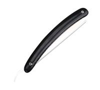 Kichvoe Porta Lamette da Barba Nero in Plastica Pieghevole Portatile per Rasatura Manuale Uomo Barba Chioma Corti il Giorno del Papà Colore