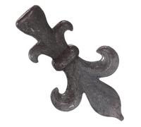 Kichvoe Puntale Ornamentale per Recinzione in Ferro con Punte Decorative, Accessorio Decorativo Saldabile per Ringhiere Domestiche e Giardino, Design Europeo per Cortili e Spazi Esterni