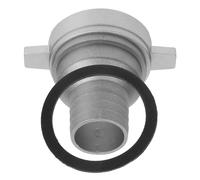 Kichvoe Raccordo Pompa in Alluminio 3"-2" per Motore a Benzina 170F190, Connettore per Pompa Autoadescante e Chiave, 1 Set per Drenaggio Emergenza in Campo