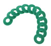 Kichvoe Riutilizzabile 12 Pezzi per Bottiglie Guarnizioni in Silicone Tappo a Leva Guarnizione Ermetica Colore Verde per Bottiglia della Birra Uso Domestico