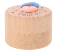 Kichvoe Scatola Porta Denti da Latte in Legno per Ragazzi Custodia Portatile e Contenitore Ricordo per Denti Persi Uso Casa e Viaggio
