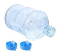 Kichvoe Secchio d'Acqua Portatile 5l in PC Trasparente Manico Robusto, Brocca Riutilizzabile per Esterni e Guida Auto, Contenitore Acqua Grande capacità per Campeggio e attività